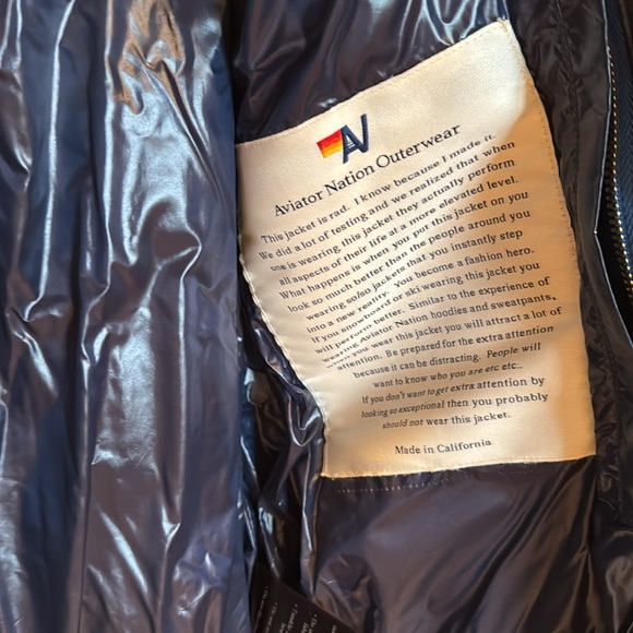 Aviator Nation navy jacket sz S in MINT condition - Picture 4 of 9